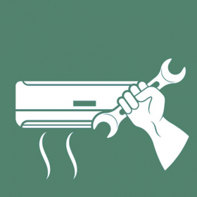 Стандартный монтаж настенной сплит-системы 12-13 BTU